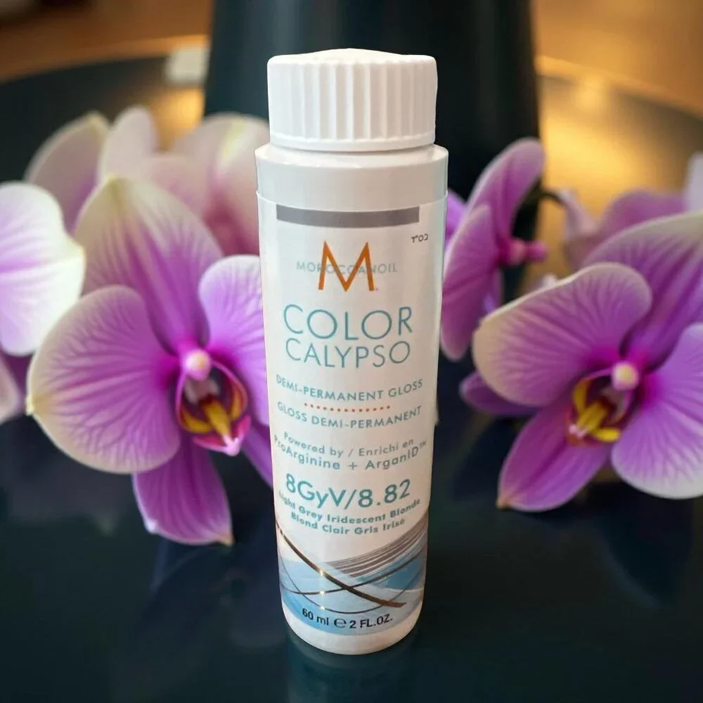 Moroccanoil Color Calypso Demi Permanent Gloss 8GyV/8.82 Light Gray Iridescent